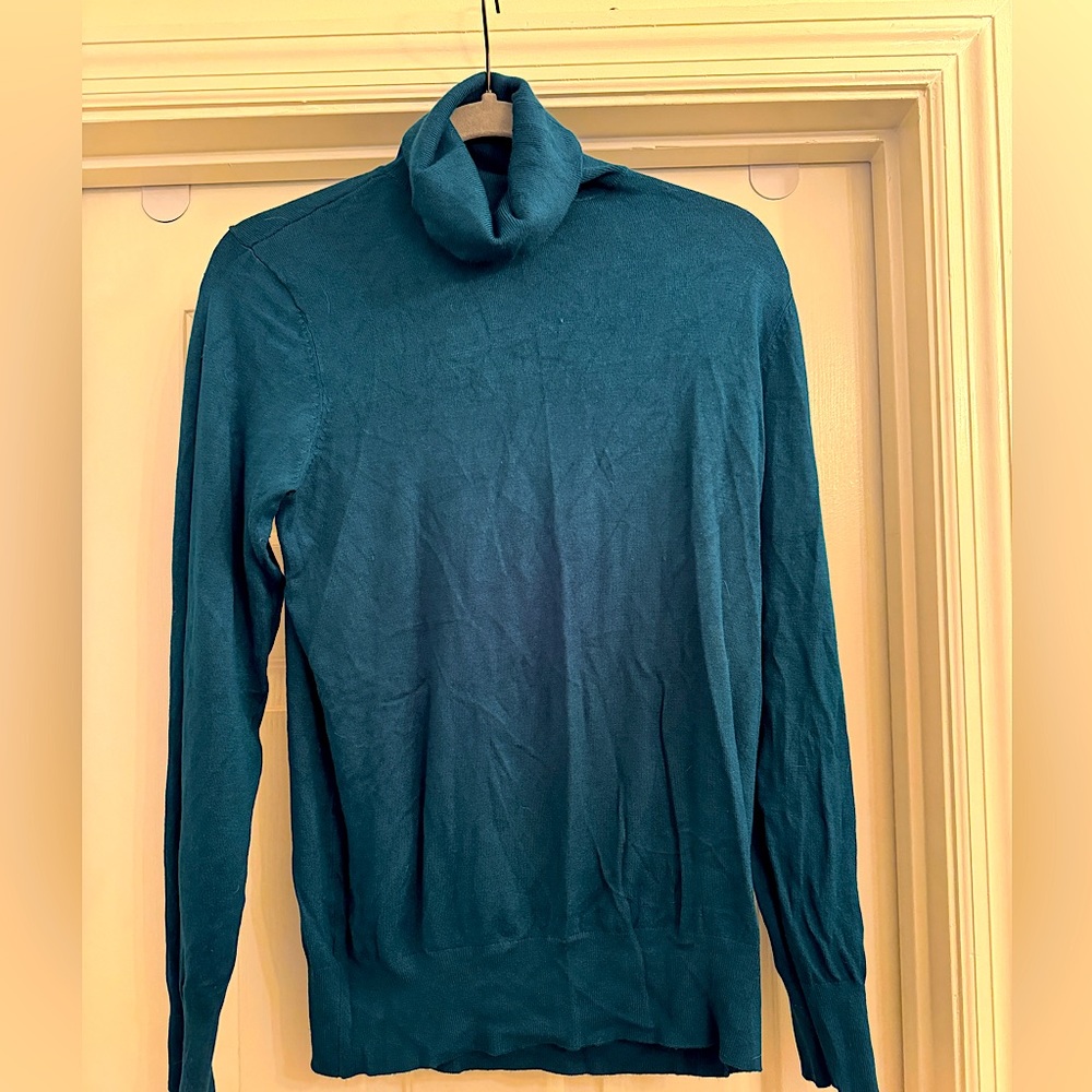 Loft Green Medium Turtleneck